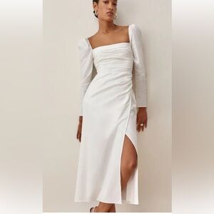 Reformation Isaac Dress in White